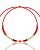 bransoletki na sznurku Bransoletka Minimal - Autumn Red 2
