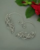 nausznice Nausznica zausznica kamień księżycowy wire wrapping 3
