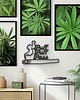 Ozdoby na ścianę Napis- 3d  papieros- dekoracja Marihuana- dekoracja ścienna 4