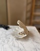 pojemniki na biżuterię Podstawka na Biżuterię Ceramiczna Muszla Skarbiec Milky Romantic 1