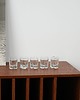 szklanki i kieliszki Szklanki do whisky z organiczną strukturą szkła, duński design lat 70. 6