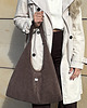 torby na ramię Torebka Hobo Bag Sztruks Choco 1