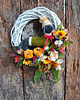 wianki Jesienny wianek z jamniczkiem 3