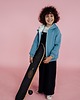 bluzy dla dziewczynki Bluza BŁĘKITNY KOT Z USZAMI 1