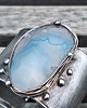 bransoletki wire wrapping Błękitna rzeka -  bransoletka regulowana 3