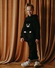 bluzy dla chłopców Bluza oversize Black Teddy 9