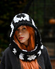 czapki damskie Balaclava z moheru ręcznie szydełkowana, kominiarka czapka handmade 5