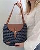 torby na ramię Torebka na ramię " Boho Weave Bag" z skórzaną klapką 6