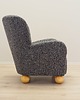 fotele Fotel szary, skandynawski design, produkcja: Dania 4