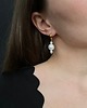 kolczyki pozłacane Kolczyki srebrne Ilsa Pearl Earrings / perłowe  1