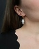 kolczyki pozłacane Kolczyki srebrne Ilsa Pearl Earrings / perłowe 1