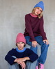swetry damskie  Sweter Wełniany Bordowy BARIBAL Oversize 100% Wełny Merino RWS 3