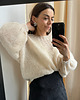 swetry damskie  Jedwabny sweter Crafted ecru 4