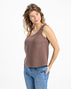 topy damskie Lniany top WILLOW dark chocolate 1