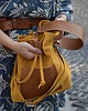 torby na ramię Torebka z musztardowego zamszu naturalnego - Jasmine 2