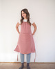 fartuchy kuchenne Lniany fartuszek classic DUSTY PINK 6
