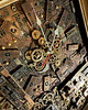 zegary Zegar ścienny - złota 100 letnia Rama - WALL-MACHINE - CLOCK WALL 3D  - unikat 5