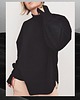 bluza bez kaptura damska Czarny Półgolf Bluza Turtleneck 1