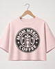 t-shirt damskie T- shirt Damski oversize MOM NEEDS COFFEE 1