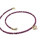 chokery Rubiny  /choker/ - Szlachetna kolekcja 3