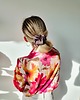 gumki do włosów Gumka jedwabna, scrunchie, frotka różowe złoto MAXI 4