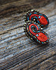 kolczyki soutache Kolczyki soutache Jesienny liść 1