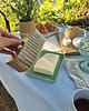 pojemniki kuchenne Maselnica ceramiczna w paski 1