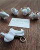 wisiory Porcelanowy mini konik wisiorek PORCELANA 5