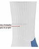 skarpetki męskie Sportowe skarpety na trening merino wool biało-niebieskie 2