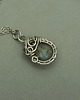 wisiory Mały wisiorek labradoryt wire wrapping oryginalny 3