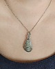 wisiory Naszyjnik Jaspis stal chirurgiczna wisiorek handmade wirewrapping 1