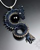 wisiory Fenrann, wisior ze smokiem, beading 2