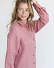koszule damskie  Lniana koszula 100% len DUSTY PINK 5