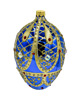 bombki Bombka choinkowa: Ekskluzywne jajo Faberge: niebieskie 1