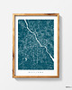 grafiki i ilustracje Warszawa - mapa miasta na prezent 2