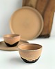 kubki Kubek ceramiczny bez uszka, czarka, miseczka - Borówka 2