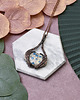 wisiory Miedziany wisiorek wire wrapping z kamieniem K2 #433 2