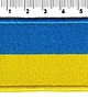 naszywki na ubrania Naszywka naprasowanka FLAGA UKRAINY termoprzylepna haft 6x4cm 1
