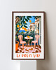 plakaty PLAKAT dolce vita Włochy travel poster dekoracja ścienna lato 2