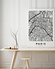plakaty Plakat Paris Paris Paryż mapa 3