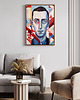 plakaty Plakat Twarz Portret mężczyzna abstrakcja 3