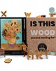 puzzle dla dzieci Puzzle drewniane SŁONECZNIKI Vincent van Gogh 700 el wyjątkowe kształty XXL 4