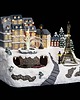 dekoracje świąteczne Scenka świąteczna LED z wieżą EIFFEL23x28 cm 1