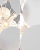 lampy wiszące Lampa wisząca Impact White Silver średnica 70cm 3