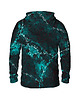 bluza z kapturem damska Damska Bluza z kapturem Marble Turquoise 1