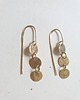 kolczyki z mosiądzu Kolczyki ANTYK  kółka, mosiądz, rustykalne 4