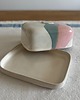 pojemniki kuchenne Ceramiczna maselniczka z nożykiem do masła 8