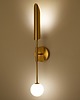 kinkiety Lampa Ścienna Kinkiet Ścienny Baglio Złoty 69 cm 4