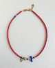 chokery Naszyjnik choker EDFU  koral, turkus, lapis lazuli mosiądz 2