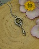 wisiory Długi wisiorek złote labradoryty wire wrapping 1
